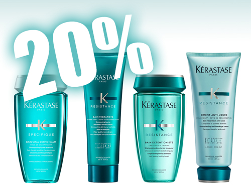 20% Rabatt - Kérastase und Redken